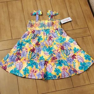Cat and Jack - Summer Floral Dress 4T NWT